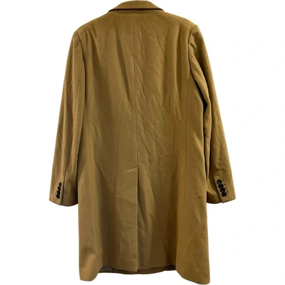 Banana Republic | Camel Colored Wool Cashmere Blend Top Coat - Picture 8 of 16